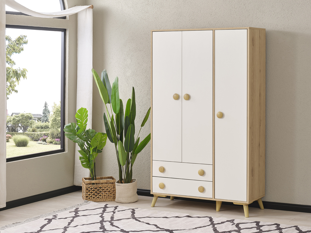 Puzzle 3 Kapaklı Dolap